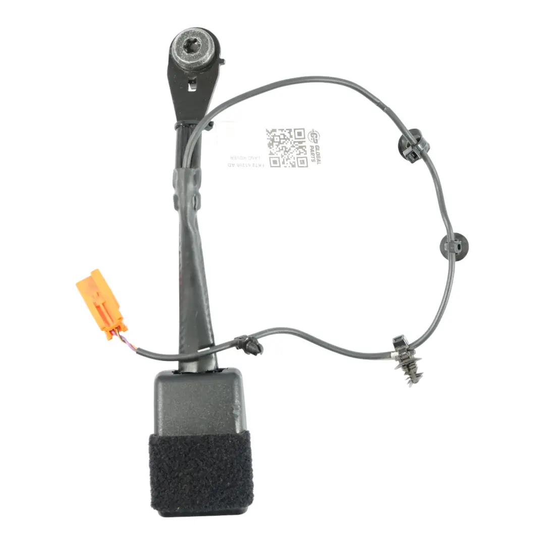 Front Seat Lower Belt Tensioner Buckle Left N/S to Land Rover X760 with Part number FK72-61208-AD Land Rover X760 Front Seat Lower Belt Tensioner Buckle Left N/S - SKU FK72-61208-AD - Part number FK72-61208-AD