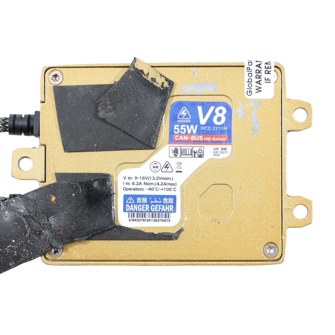 Troniz Kit De Ballast De Phare Au Xénon HID V8 Unité CAN-Bus 55W pour à propos du numéro de pièce HCD-2211H Troniz Kit De Ballast De Phare Au Xénon HID V8 Unité CAN-Bus 55W - SKU HCD-2211H - Numéro de pièce HCD-2211H