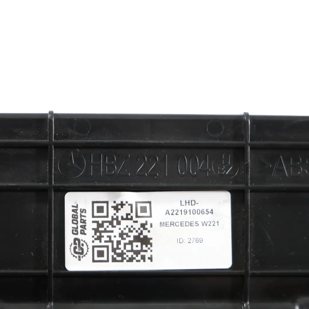 Mercedes W221 Erste Hilfe Abdeckung Lagerung Paketfach A2219100654 - SKU LHD-A2219100654 - Teilenummer LHD