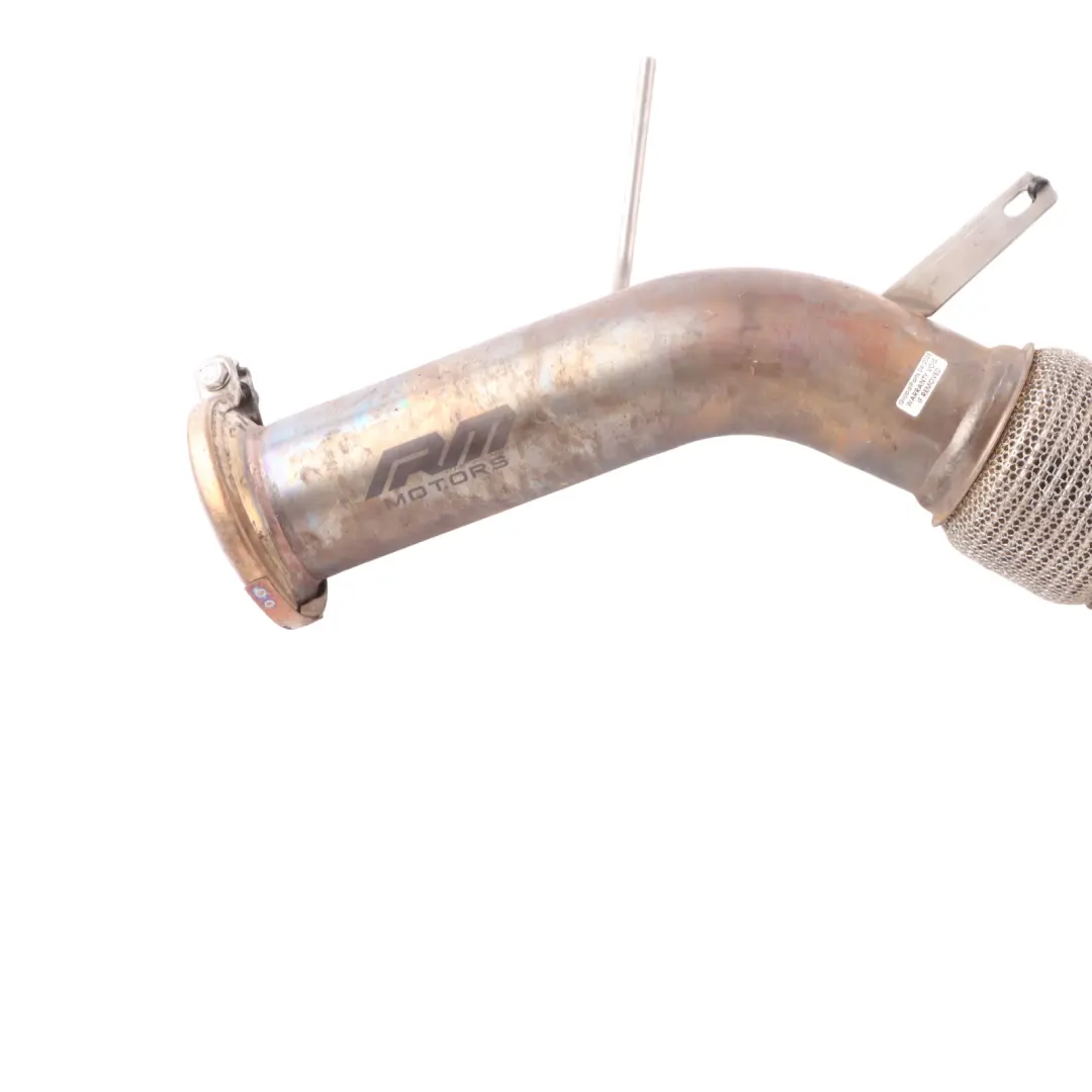 N57 RM Motors Exhaust Turbo Pipe to BMW E90 E92 LCI 330d with Part number N57-DOWNPIPE BMW E90 E92 LCI 330d N57 RM Motors Exhaust Turbo Pipe - SKU N57-DOWNPIPE - Part number N57-DOWNPIPE