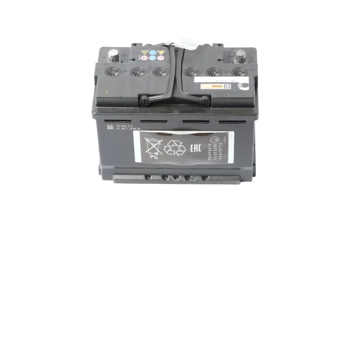  Omnicraft AGM Battery Accumulator Start Stop 70Ah 760A - SKU OMNICRAFT-AGM-70AH - Part number OMNICRAFT-AGM-70AH