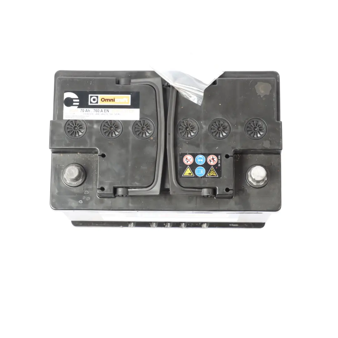  Omnicraft AGM Battery Accumulator Start Stop 70Ah 760A - SKU OMNICRAFT-AGM-70AH - Part number OMNICRAFT-AGM-70AH