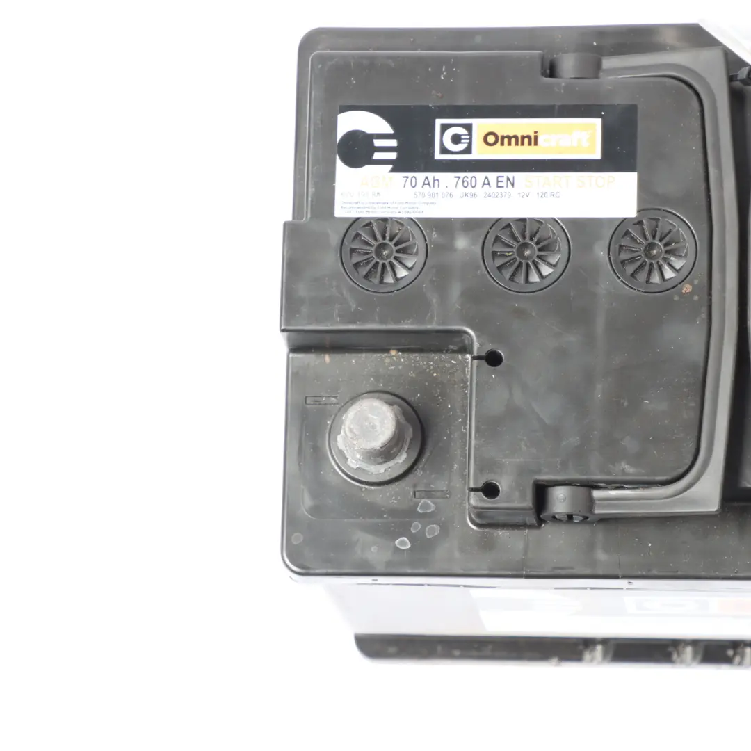 Omnicraft AGM Battery Accumulator Start Stop 70Ah 760A to with Part number OMNICRAFT-AGM-70AH Omnicraft AGM Battery Accumulator Start Stop 70Ah 760A - SKU OMNICRAFT-AGM-70AH - Part number OMNICRAFT-AGM-70AH