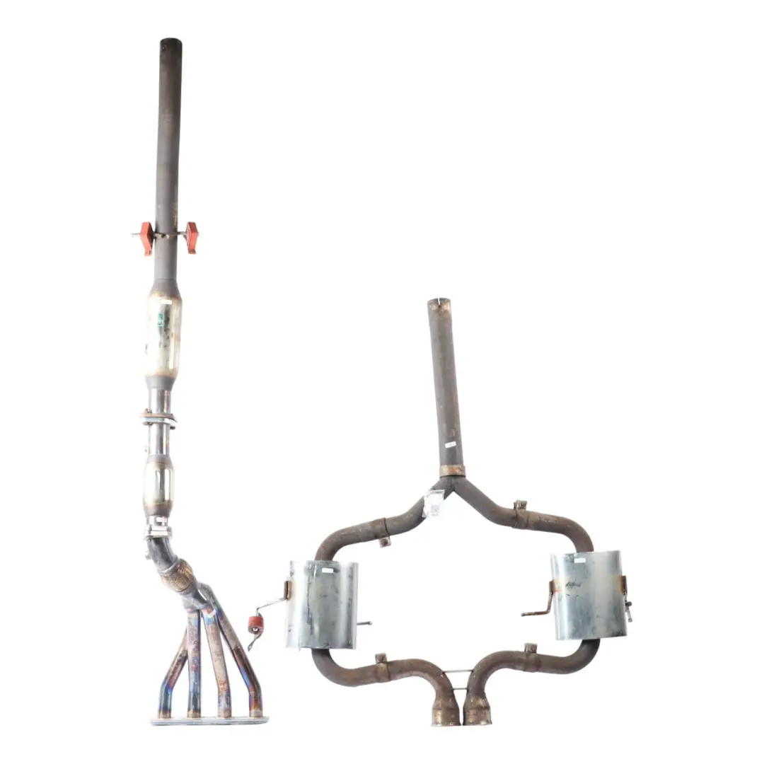 Mini R53 Malian Rear Exhaust System Cooper S W11 Muffler Double Pipe Chrome - SKU R53-EXHAUST-1 - Part number R53-EXHAUST-1