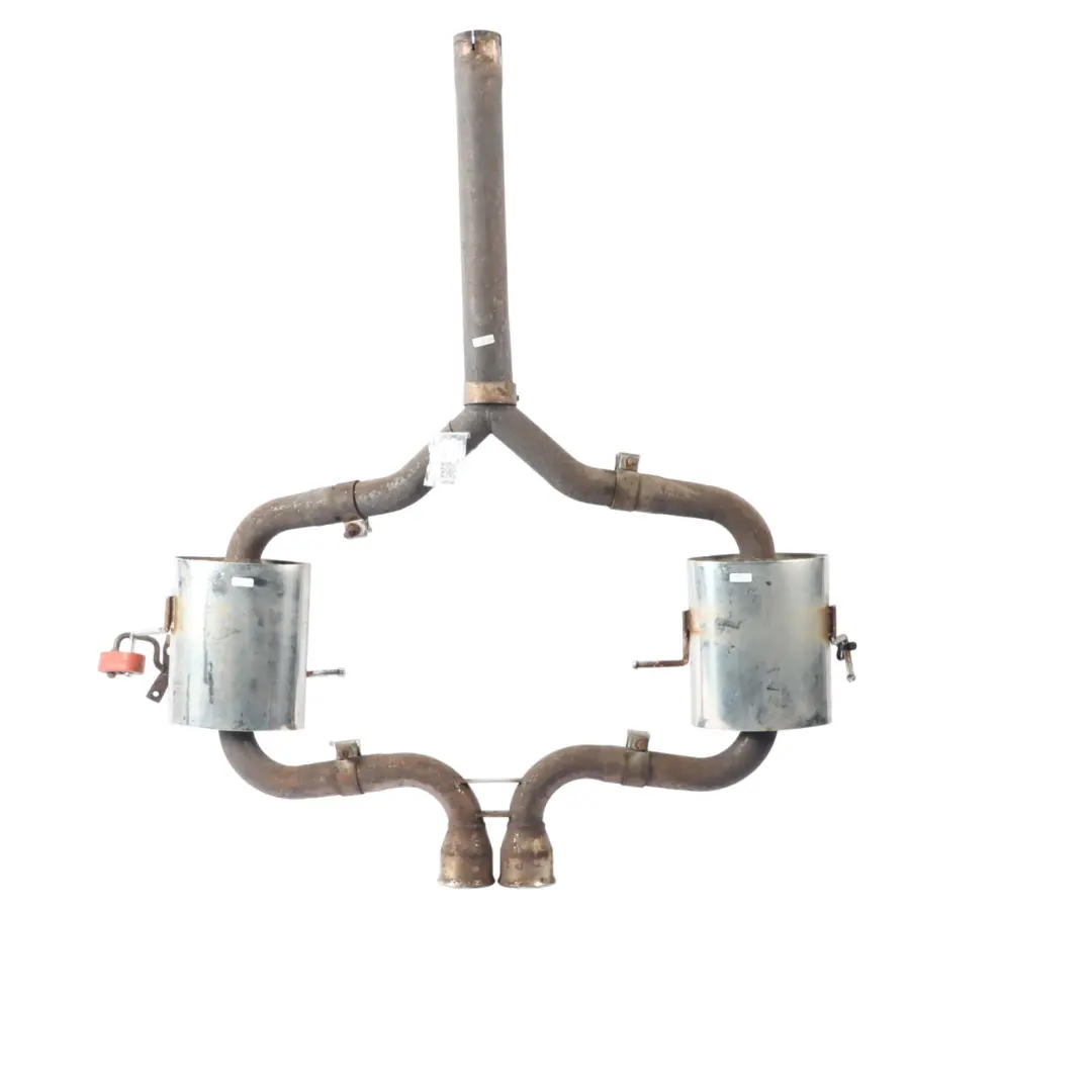 Mini R53 Malian Rear Exhaust System Cooper S W11 Muffler Double Pipe Chrome - SKU R53-EXHAUST-1 - Part number R53-EXHAUST-1