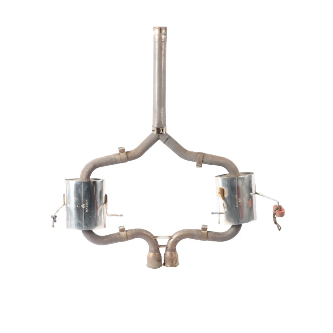 Mini R53 Malian Rear Exhaust System Cooper S W11 Muffler Double Pipe Chrome - SKU R53-EXHAUST-1 - Part number R53-EXHAUST-1