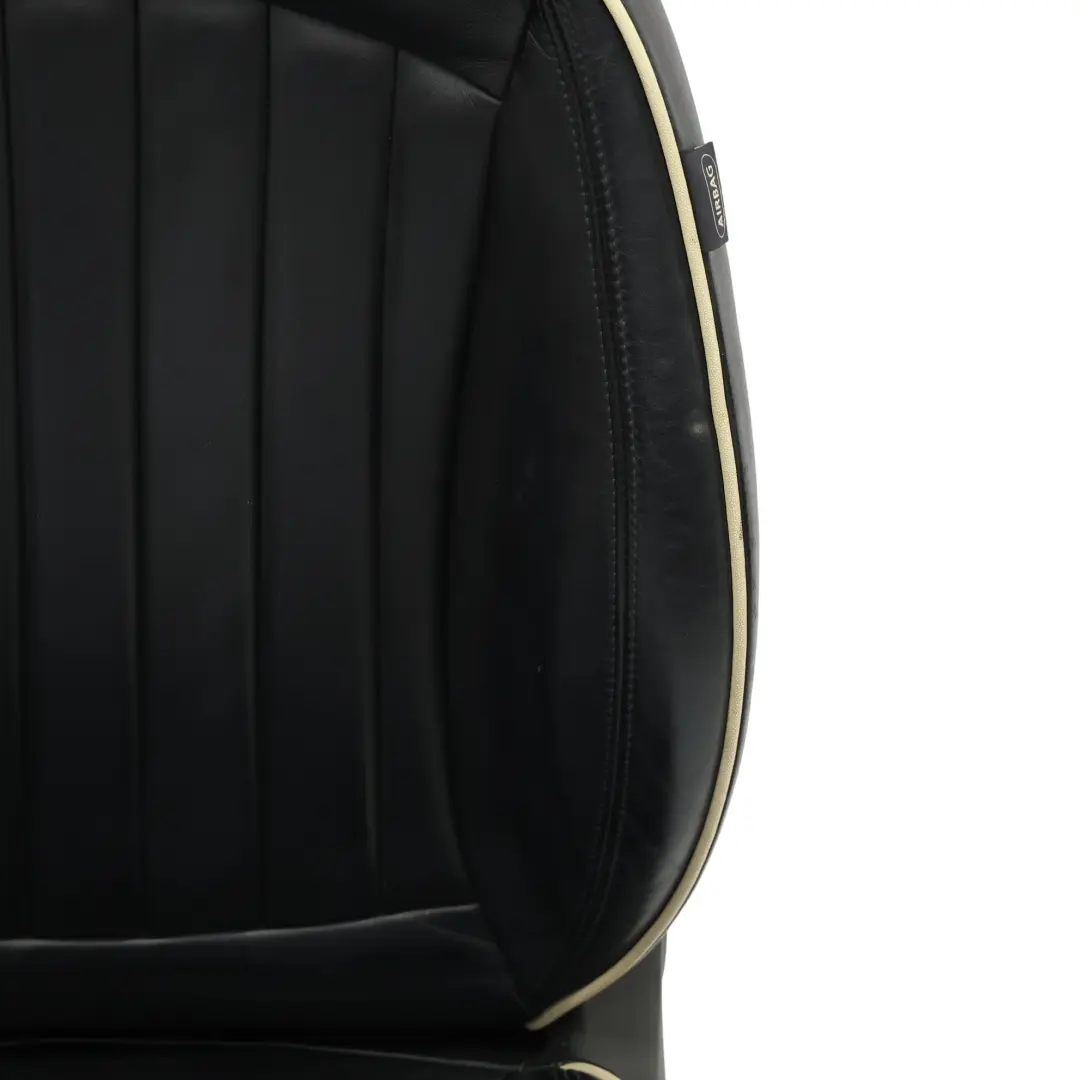 Deportes Cuero Negro Completo Salón Asientos Calefacción para Mini Cooper One con número de pieza R56 Mini Cooper One Deportes Cuero Negro Completo Salón Asientos Calefacción - SKU R56-SPORTS-FULL-LEATHER-BLACK-SEATS-LOUNGE - Número de pieza R56