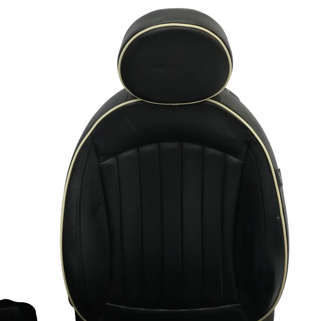 Deportes Cuero Negro Completo Salón Asientos Calefacción para Mini Cooper One con número de pieza R56 Mini Cooper One Deportes Cuero Negro Completo Salón Asientos Calefacción - SKU R56-SPORTS-FULL-LEATHER-BLACK-SEATS-LOUNGE - Número de pieza R56