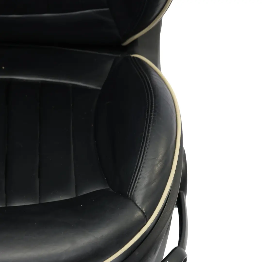 Pelle Nera Lounge Interni Sedili Riscaldati Sedile per Mini Cooper One Sport con numero di parte R56 Mini Cooper One Sport Pelle Nera Lounge Interni Sedili Riscaldati Sedile - SKU R56-SPORTS-FULL-LEATHER-BLACK-SEATS-LOUNGE - Numero di parte R56