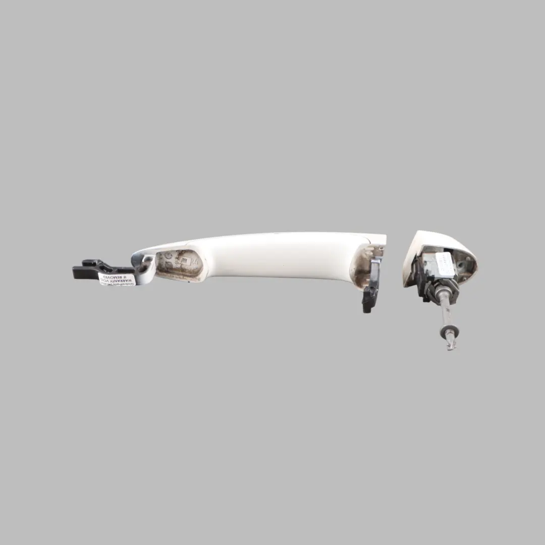 BMW F30 F31 Grab Handle Front Right O/S Door Alpinweiss Alpine White 300 - SKU RHD-0445184-AW1 - Part number 0445184
