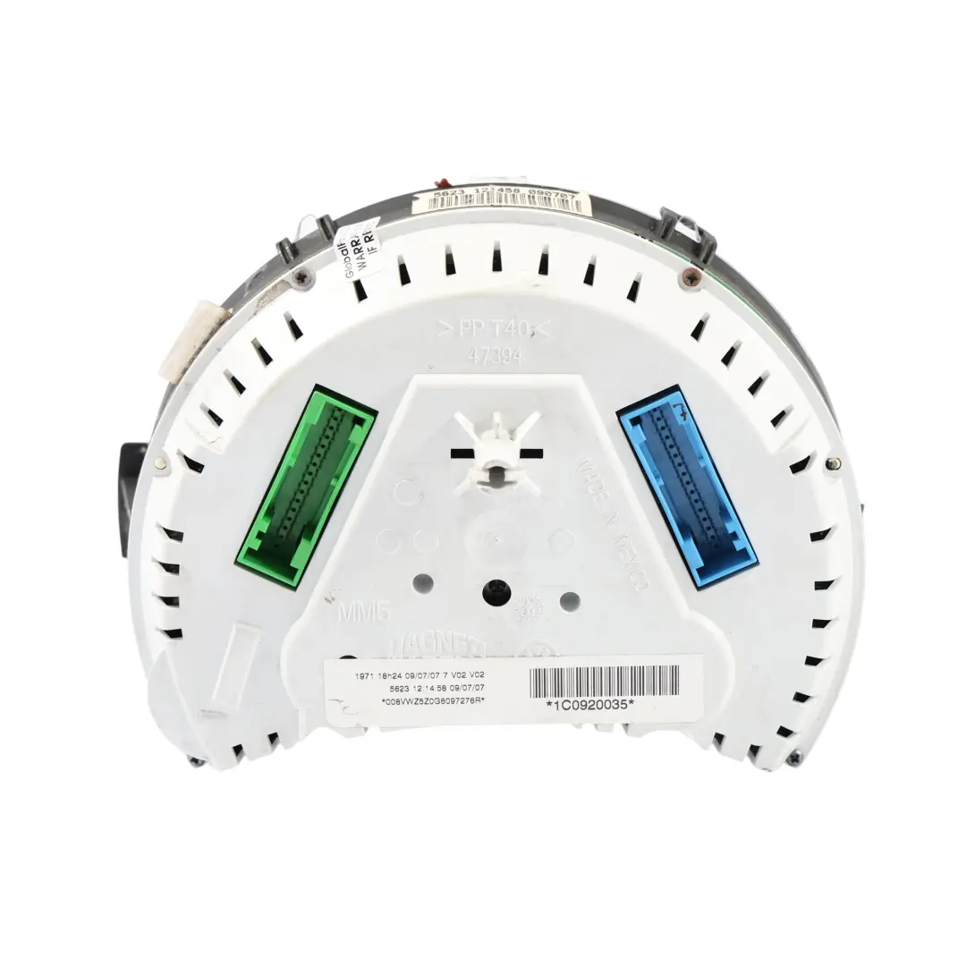 Volkswagen New Beetle 1C Speedometer Instrument Cluster Petrol Manual - SKU RHD-1C0920035X - Part number 1C0920035X
