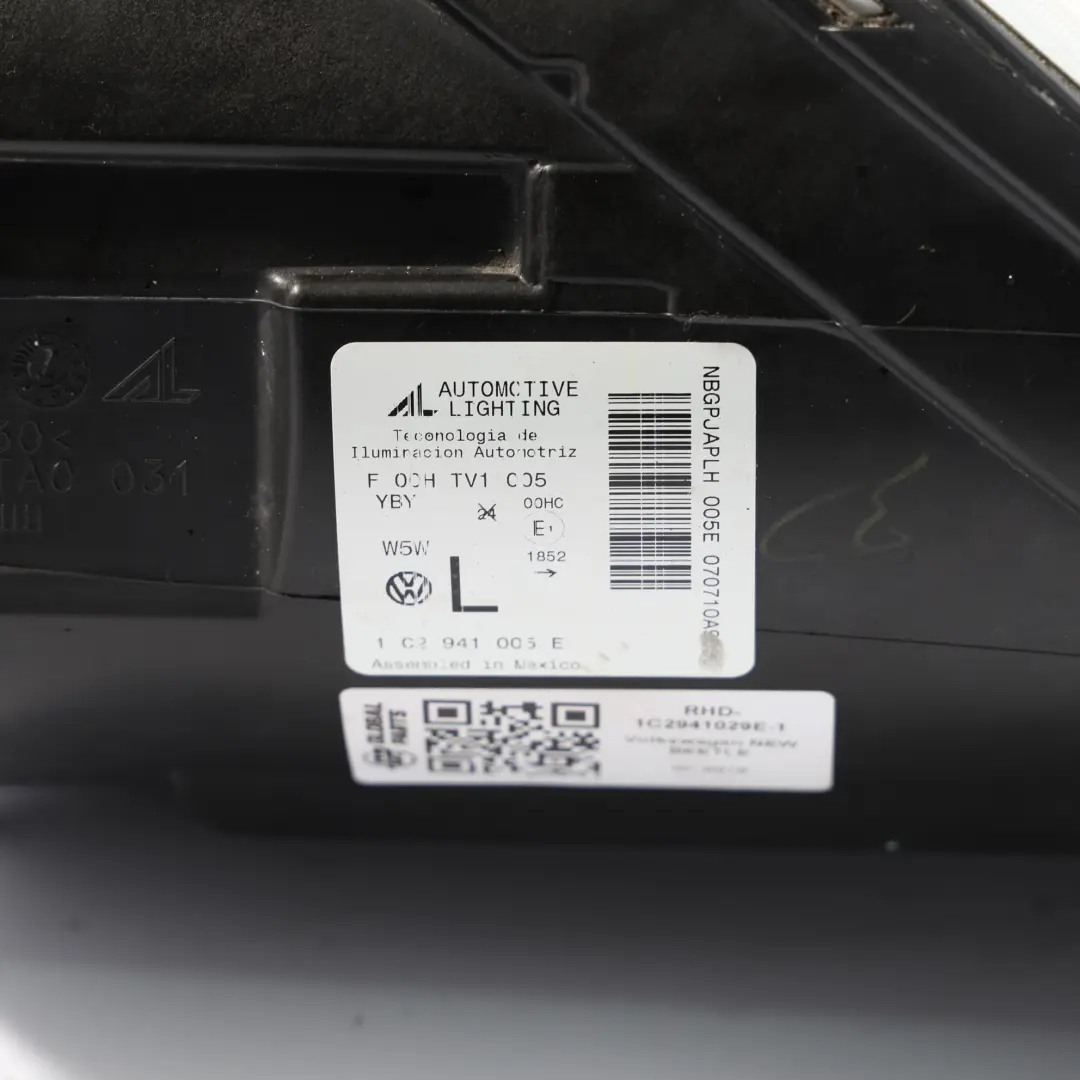 Volkswagen New Beetle Front Light Lamp Headlight Headlamp Left N/S - SKU RHD-1C2941029E-1 - Part number 1C2941029E
