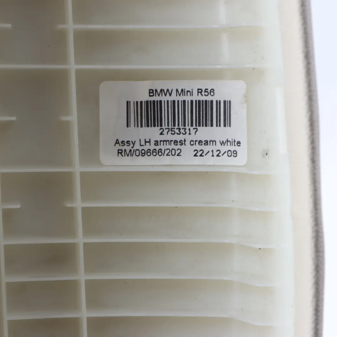 Dashboard Dash Lower Trim Cover Set Kit Cream White to Mini Cooper R56 R57 with Part number 2753317 Mini Cooper R56 R57 Dashboard Dash Lower Trim Cover Set Kit Cream White - SKU rhd-2753317-2 - Part number 2753317
