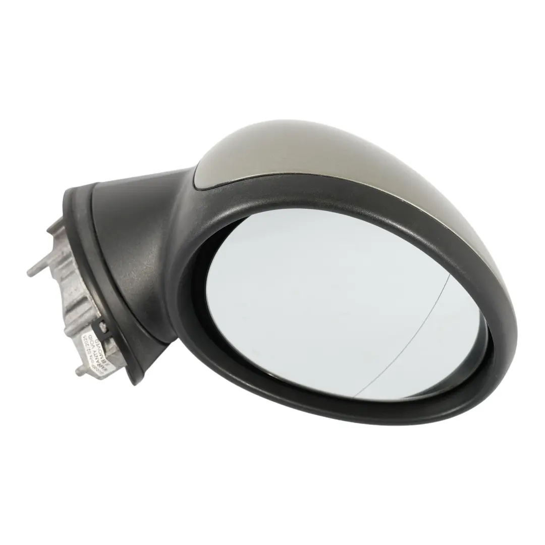MINI Cooper One R55 R56 Heated Right Door Wing Mirror O/S Sparkling Silver - A60 - SKU rhd-2755638-SS - Part number 2755638