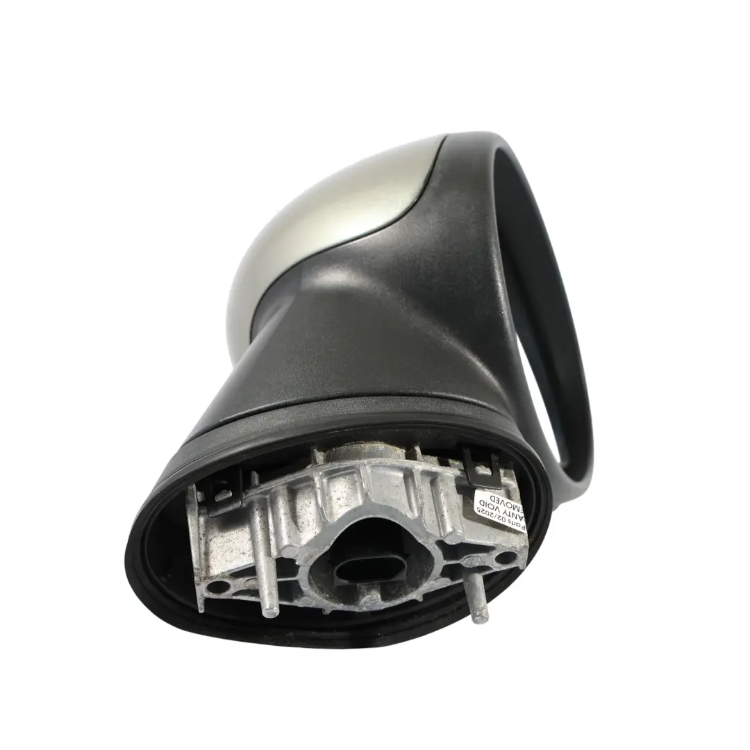 Heated Right Door Wing Mirror O/S Sparkling Silver - A60 to MINI Cooper One R55 R56 with Part number 2755638 MINI Cooper One R55 R56 Heated Right Door Wing Mirror O/S Sparkling Silver - A60 - SKU rhd-2755638-SS - Part number 2755638