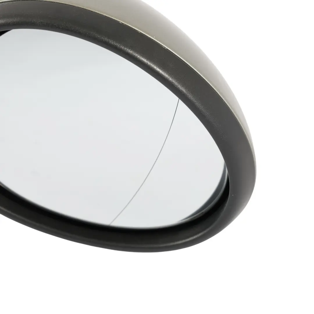 MINI Cooper One R55 R56 Heated Right Door Wing Mirror O/S Sparkling Silver - A60 - SKU rhd-2755638-SS - Part number 2755638