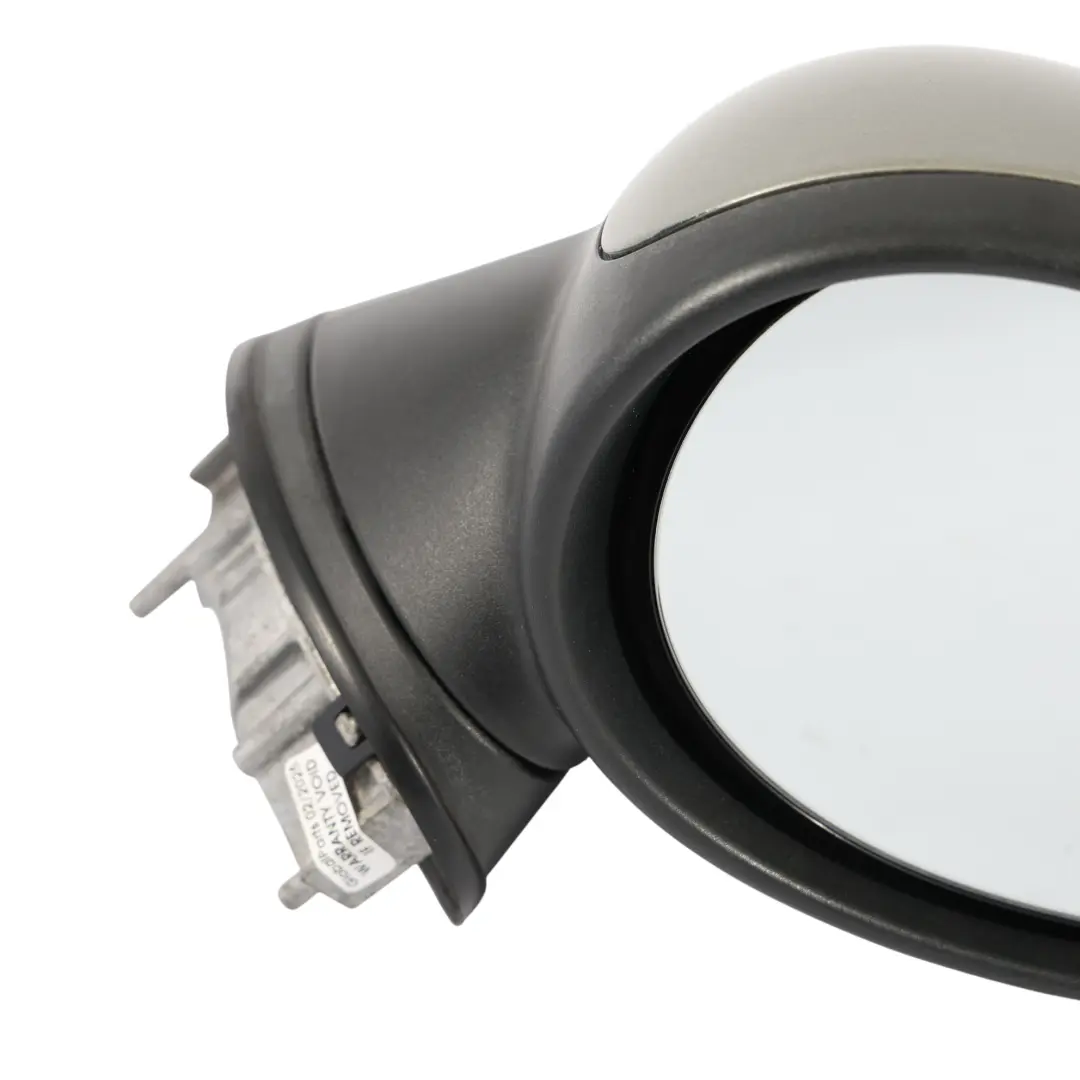MINI Cooper One R55 R56 Heated Right Door Wing Mirror O/S Sparkling Silver - A60 - SKU rhd-2755638-SS - Part number 2755638