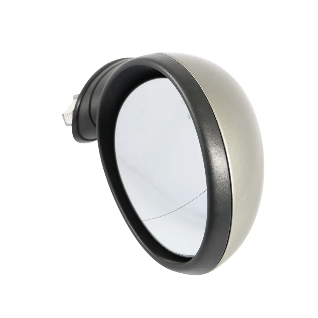 MINI Cooper One R55 R56 Heated Right Door Wing Mirror O/S Sparkling Silver - A60 - SKU rhd-2755638-SS - Part number 2755638