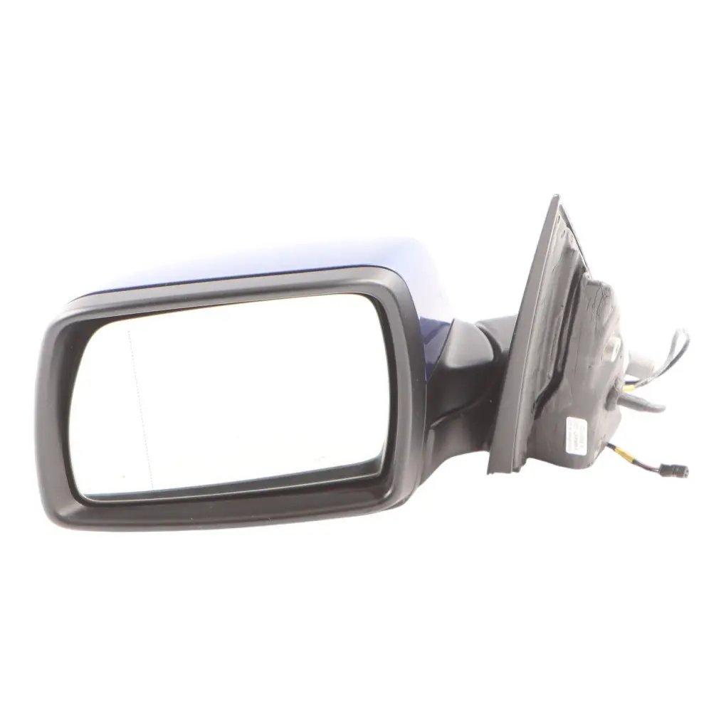 BMW X3 E83 Front Left Door Wing Mirror Heated N/S Montegoblau Montego Blue - A51 - SKU RHD-3448167-MTB - Part number 3448167
