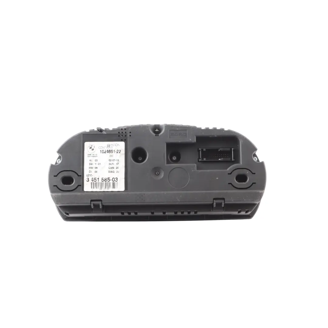 Instrument Cluster Speedo Clocks Automatic to BMW X3 E83 with Part number 3451585 BMW X3 E83 Instrument Cluster Speedo Clocks Automatic - SKU rhd-3451585 - Part number 3451585