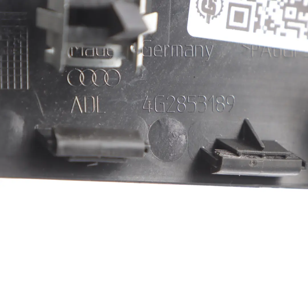 Dashboard Panel Centre Trim Strip Cover Silver Quattro to Audi A6 C7 with Part number 4G2853189 Audi A6 C7 Dashboard Panel Centre Trim Strip Cover Silver Quattro - SKU RHD-4G2853189 - Part number 4G2853189