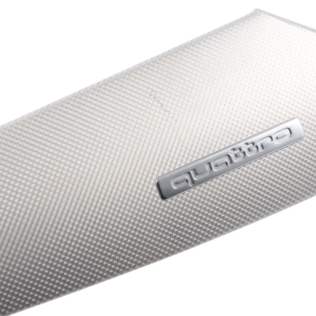 Dashboard Panel Centre Trim Strip Cover Silver Quattro to Audi A6 C7 with Part number 4G2853189 Audi A6 C7 Dashboard Panel Centre Trim Strip Cover Silver Quattro - SKU RHD-4G2853189 - Part number 4G2853189