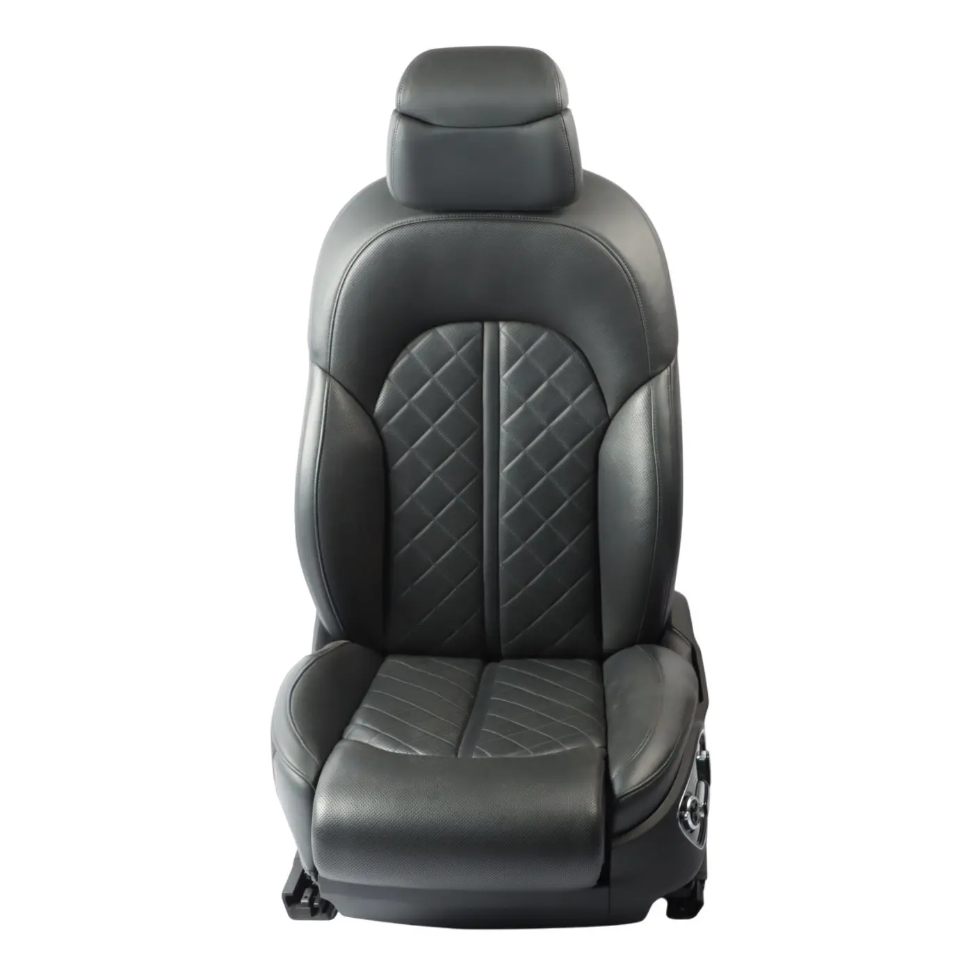 Audi A8 D4 4H Sport Seat Front Left N/S Heated Memory Leather Valcona Black