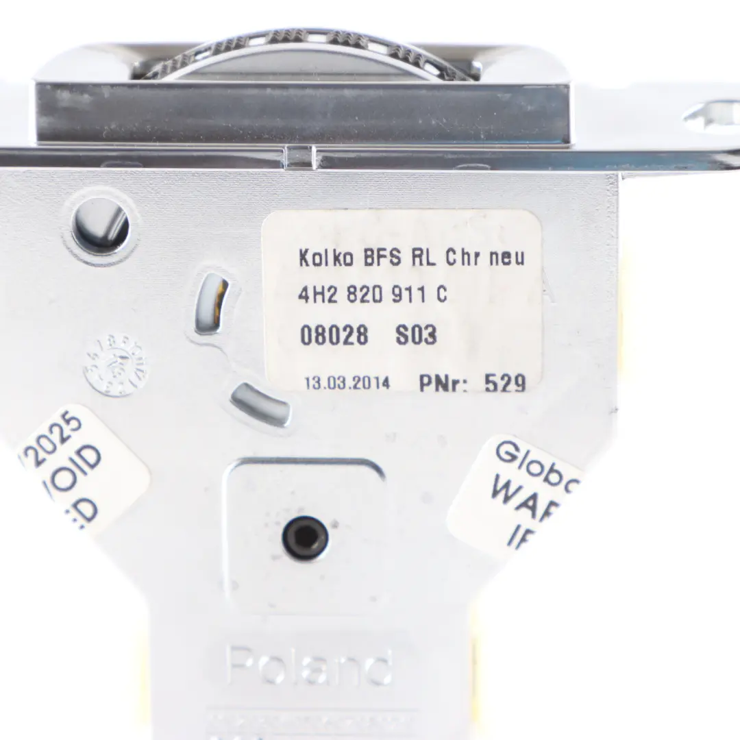 Dashboard Heater Air Vent Flow Switch to Audi A8 D4 4H with Part number 4H2820911C Audi A8 D4 4H Dashboard Heater Air Vent Flow Switch - SKU RHD-4H2820911C - Part number 4H2820911C