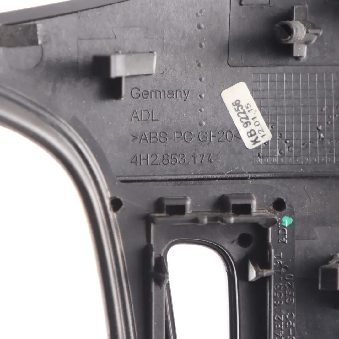 Instrument Cluster Dashboard Trim Insert Surround Panel 4H2853174 to Audi A8 D4 with Part number 4H2853174F Audi A8 D4 Instrument Cluster Dashboard Trim Insert Surround Panel 4H2853174 - SKU RHD-4H2853174F - Part number 4H2853174F