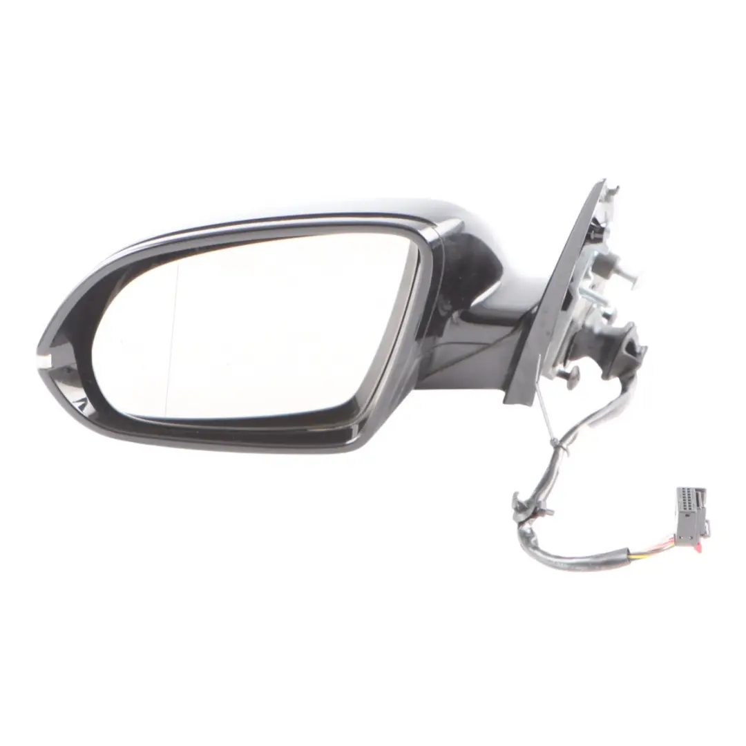 Audi A8L 4H Front Electric Wing Mirror Left N/S Phantom Black Z9Y - SKU RHD-4H2857409H-PHB - Part number 4H2857409H