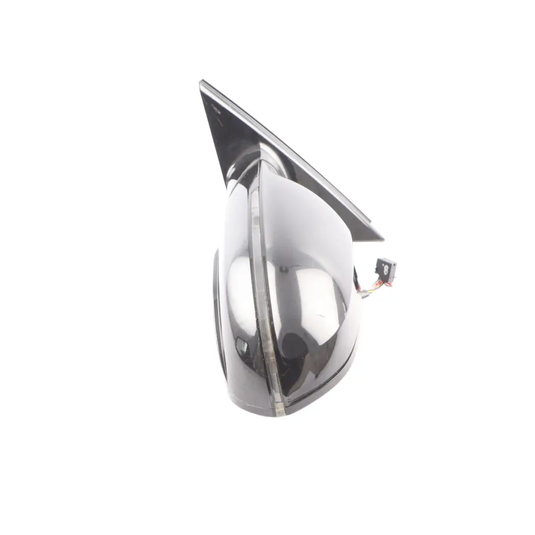 Audi A8L 4H Front Electric Wing Mirror Left N/S Phantom Black Z9Y - SKU RHD-4H2857409H-PHB - Part number 4H2857409H
