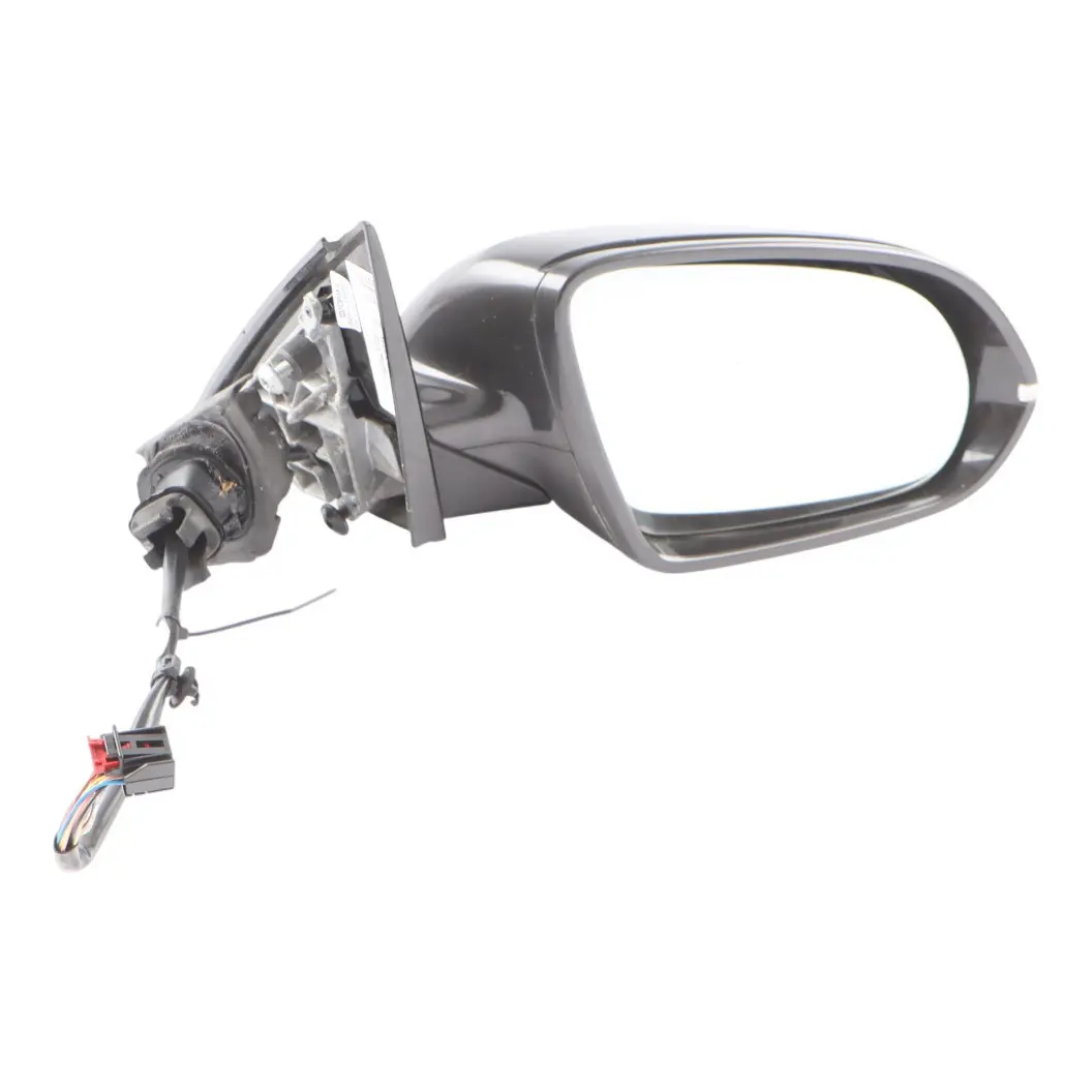 Door Wing Mirror Audi A8 D4 Memory Power Fold Right O/S Oolong Grey - X7U - SKU RHD-4H2857410H-OGR - Part number 4H2857410H
