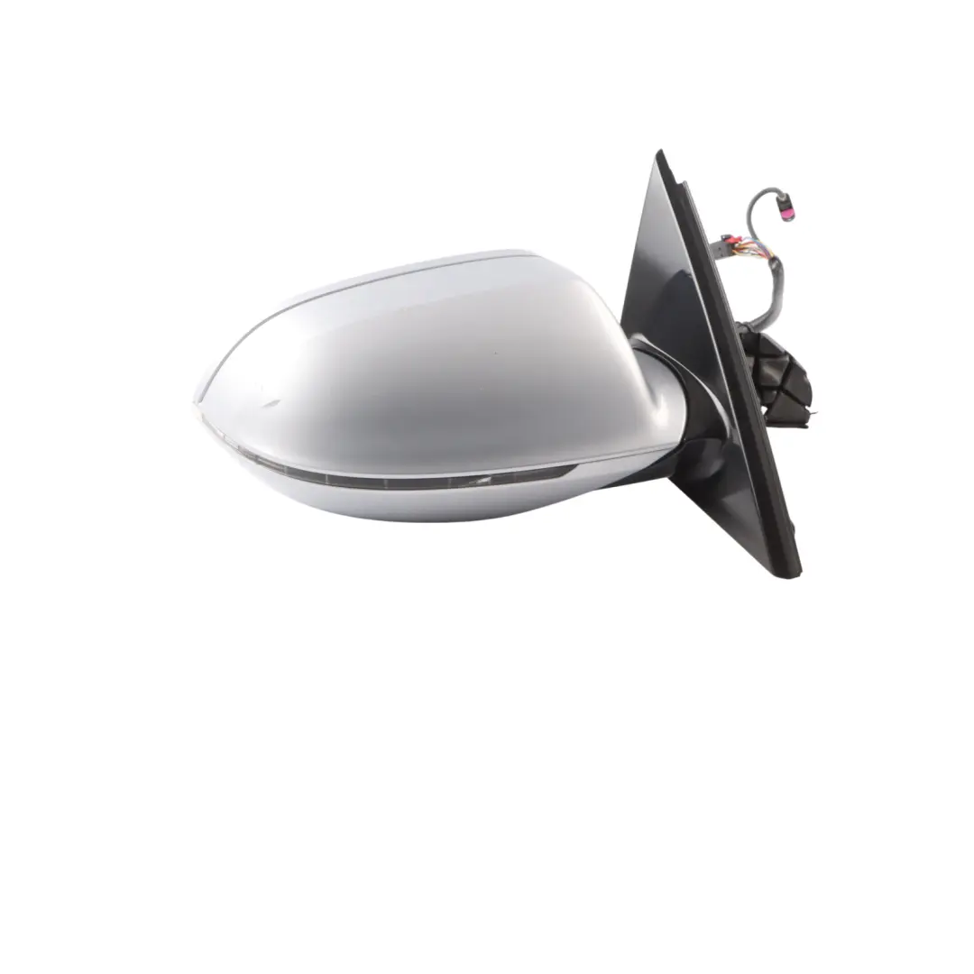 Mirror Wing Electric Power Fold Right O/S Foil Silver Z7G to Audi A8 D4 with Part number 4H2857410N Audi A8 D4 Mirror Wing Electric Power Fold Right O/S Foil Silver Z7G - SKU RHD-4H2857410N-FSI - Part number 4H2857410N