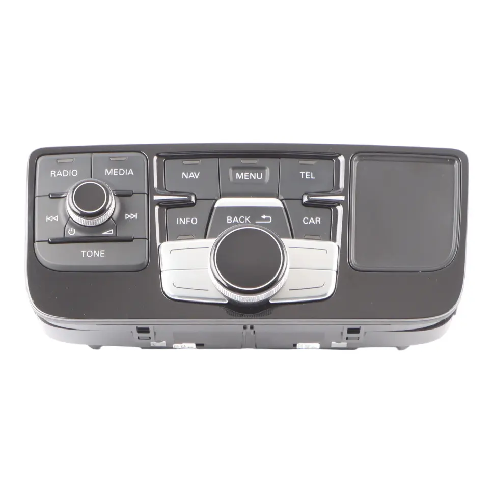 Sat Navi Multimedia Head Unit Radio Control Switch Panel to Audi A8 D4 with Part number 4H2919600L Audi A8 D4 Sat Navi Multimedia Head Unit Radio Control Switch Panel - SKU RHD-4H2919600L - Part number 4H2919600L