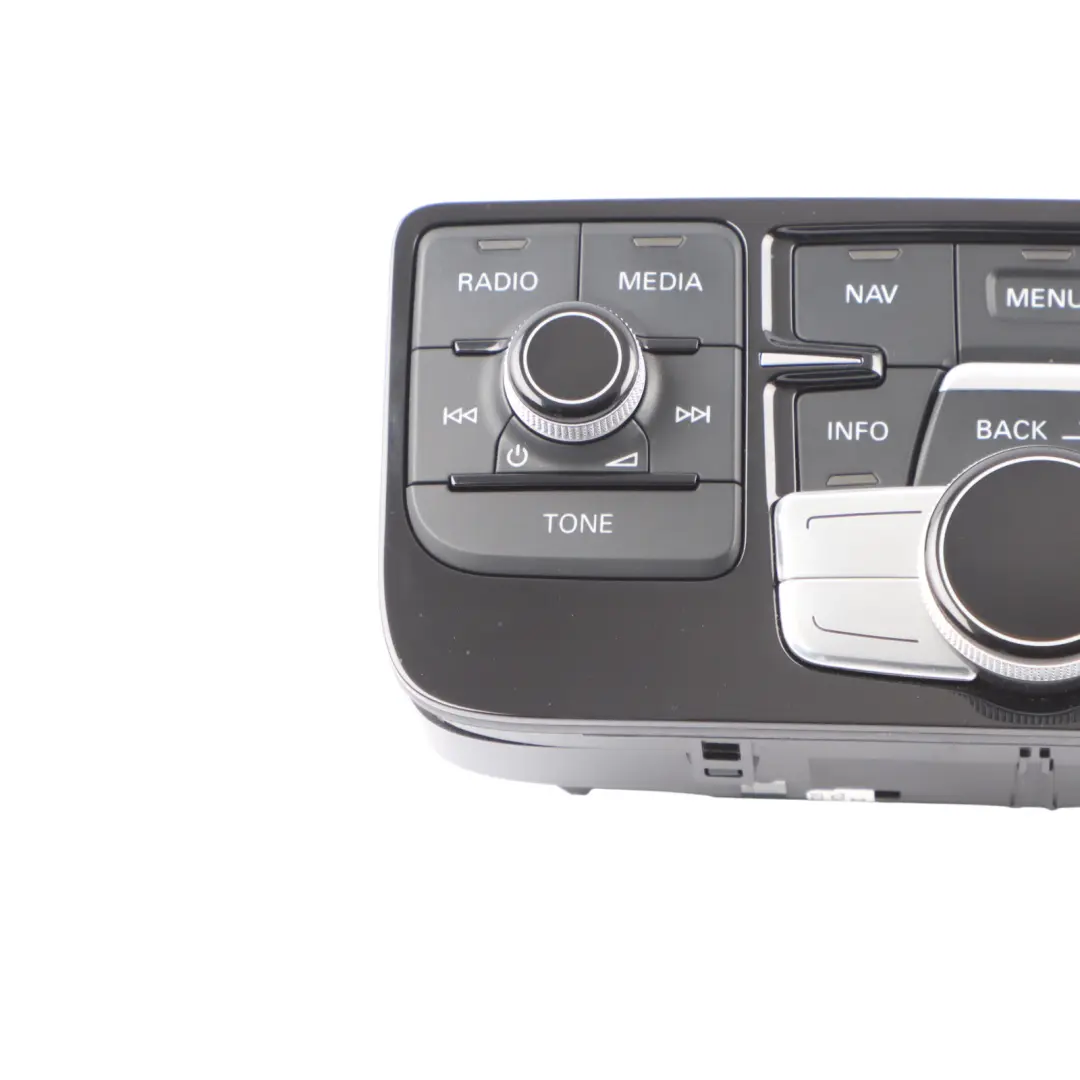 Sat Navi Multimedia Head Unit Radio Control Switch Panel to Audi A8 D4 with Part number 4H2919600L Audi A8 D4 Sat Navi Multimedia Head Unit Radio Control Switch Panel - SKU RHD-4H2919600L - Part number 4H2919600L