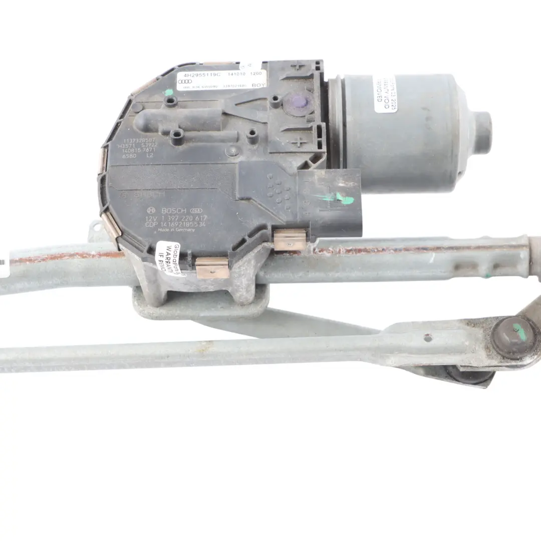 Audi A8 D4 Wiper Linkage System Front Windscreen Windshield Motor 4H2955119C - SKU RHD-4H2955023D - Part number 4H2955023D