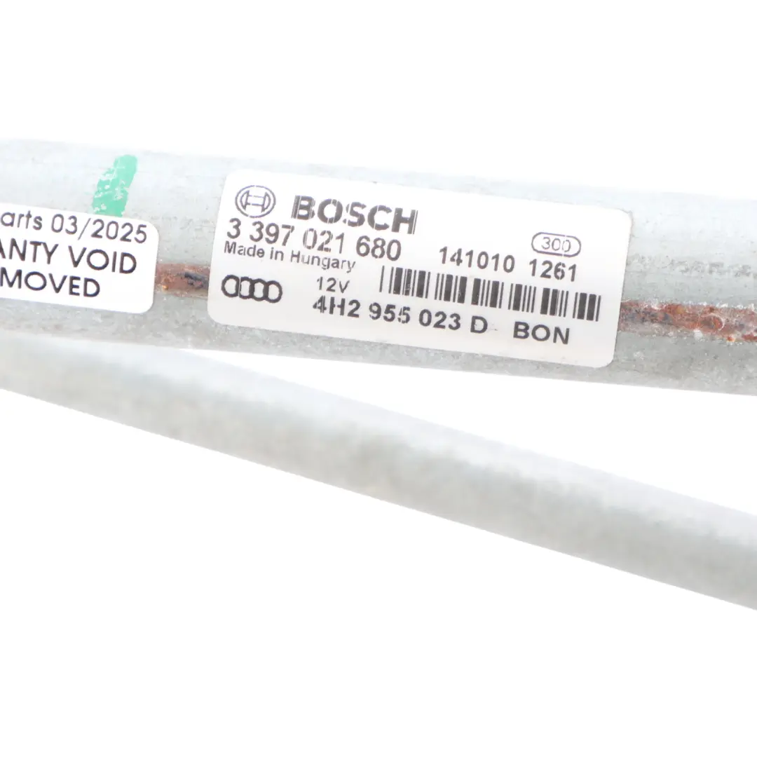 Wiper Linkage System Front Windscreen Windshield Motor 4H2955119C to Audi A8 D4 with Part number 4H2955023D Audi A8 D4 Wiper Linkage System Front Windscreen Windshield Motor 4H2955119C - SKU RHD-4H2955023D - Part number 4H2955023D