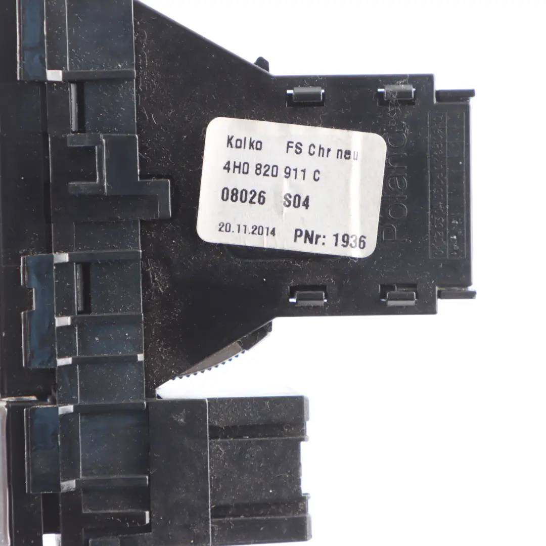 Audi A8 4H Dashboard PDC Air Module Off Multi Switch Panel - SKU RHD-4H2959674CD - Part number 4H2959674CD