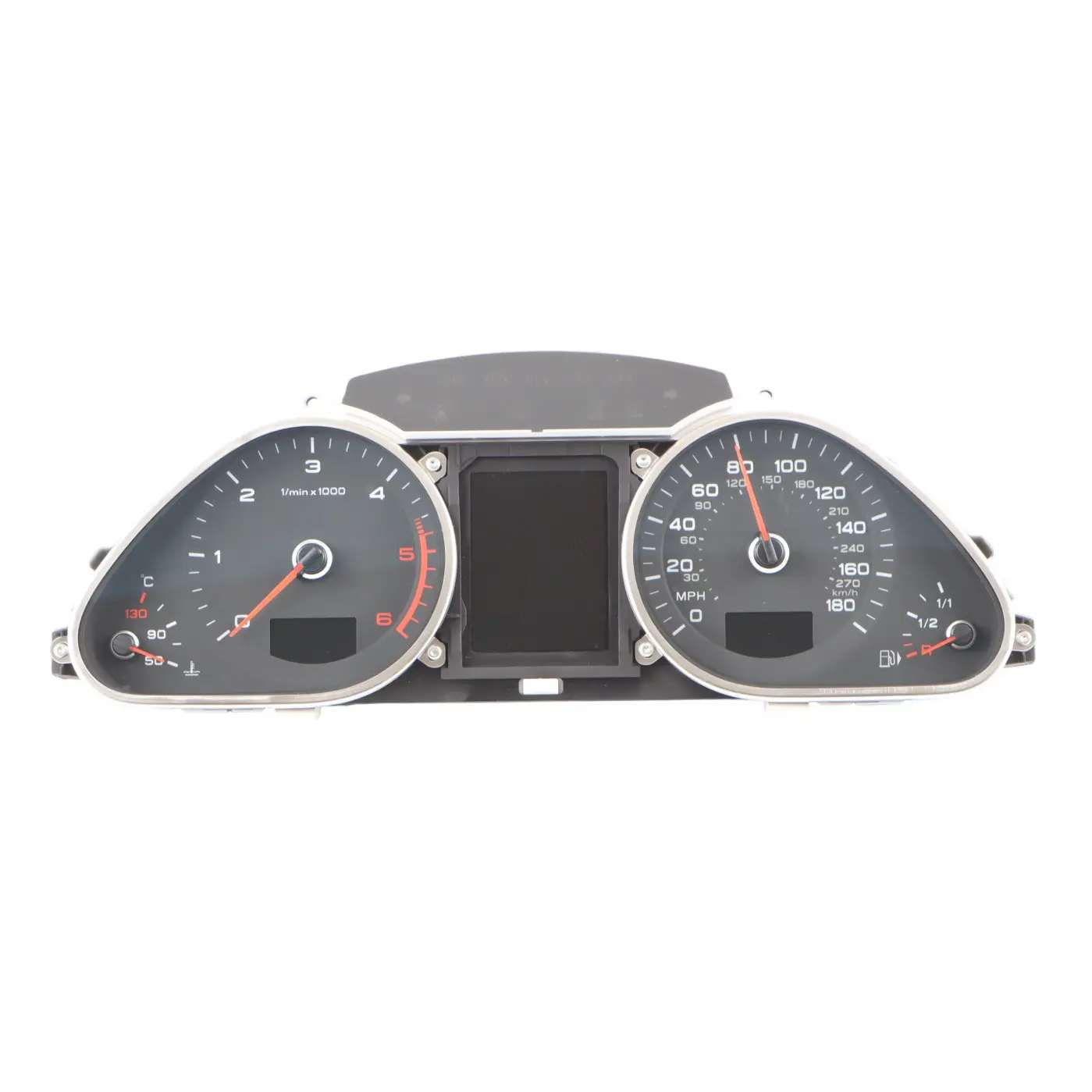Audi Q7 4L Instrument Cluster Speedometer Clocks Automatic Diesel MPH 4L0920985N