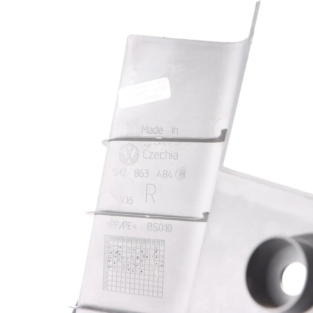 Inner Front A Pillar Kick Trim Sill Right O/S to VW Volkswagen Golf 8 with Part number 5H2863484B VW Volkswagen Golf 8 Inner Front A Pillar Kick Trim Sill Right O/S - SKU RHD-5H2863484B - Part number 5H2863484B