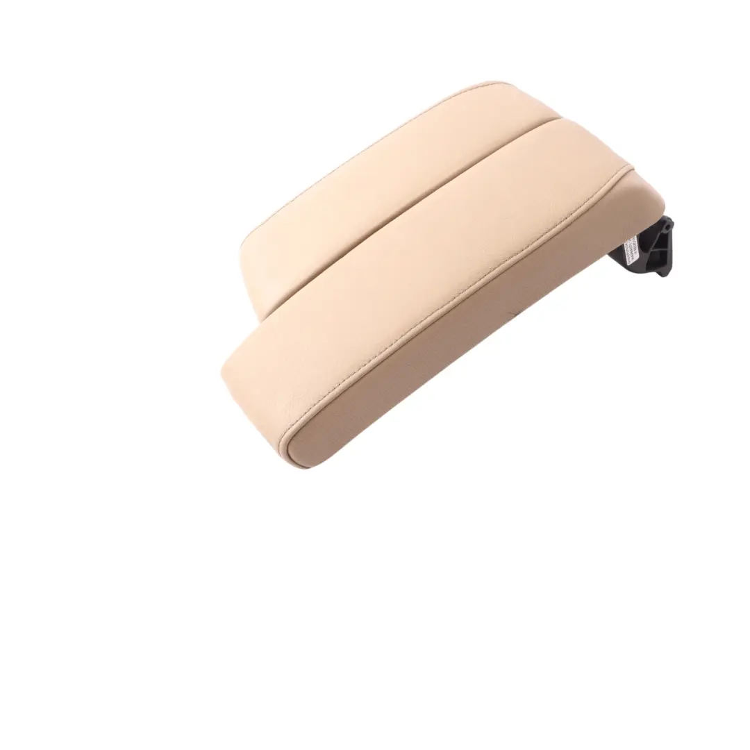 BMW E90 E91 Front Centre Console Arm Rest Armrest Cover Leather Beige - SKU rhd-7147224-1 - Part number 7147224