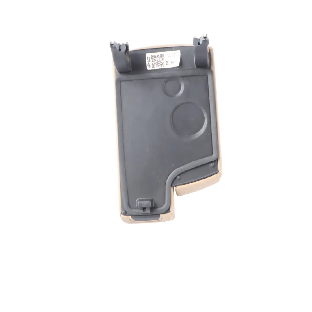 BMW E90 E91 Front Centre Console Arm Rest Armrest Cover Leather Beige - SKU rhd-7147224-1 - Part number 7147224