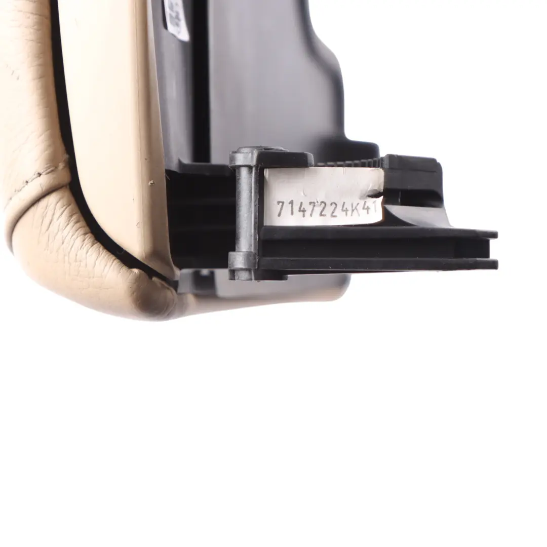 BMW E90 E91 Front Centre Console Arm Rest Armrest Cover Leather Beige - SKU rhd-7147224-1 - Part number 7147224