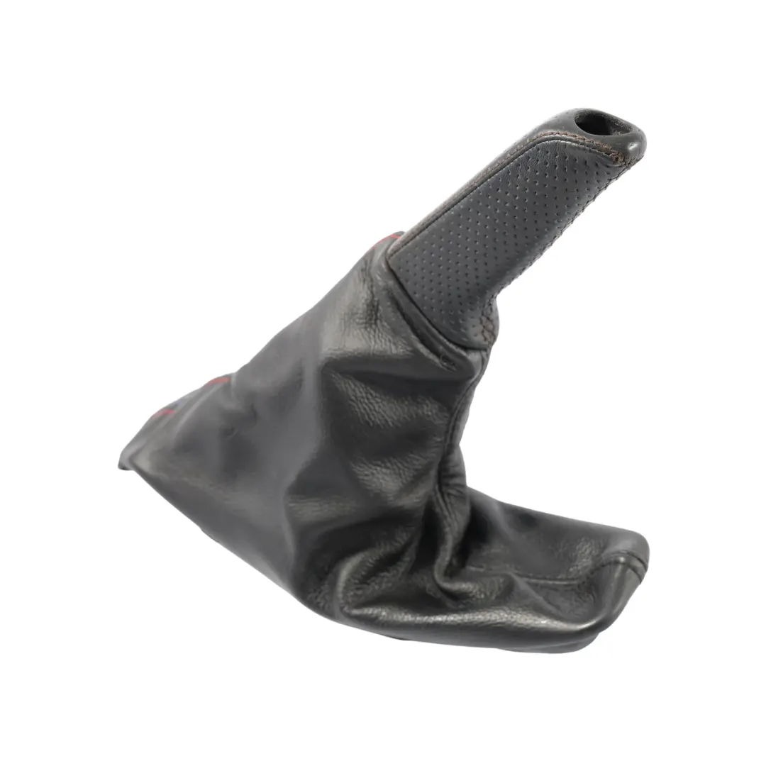 Lever Cover BMW E90 E91 E92 E93 Handbrake Trim Black Leather to with Part number 7155625 Lever Cover BMW E90 E91 E92 E93 Handbrake Trim Black Leather - SKU RHD-7155625-4 - Part number 7155625
