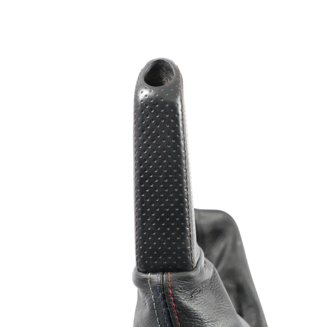 Lever Cover BMW E90 E91 E92 E93 Handbrake Trim Black Leather to with Part number 7155625 Lever Cover BMW E90 E91 E92 E93 Handbrake Trim Black Leather - SKU RHD-7155625-4 - Part number 7155625