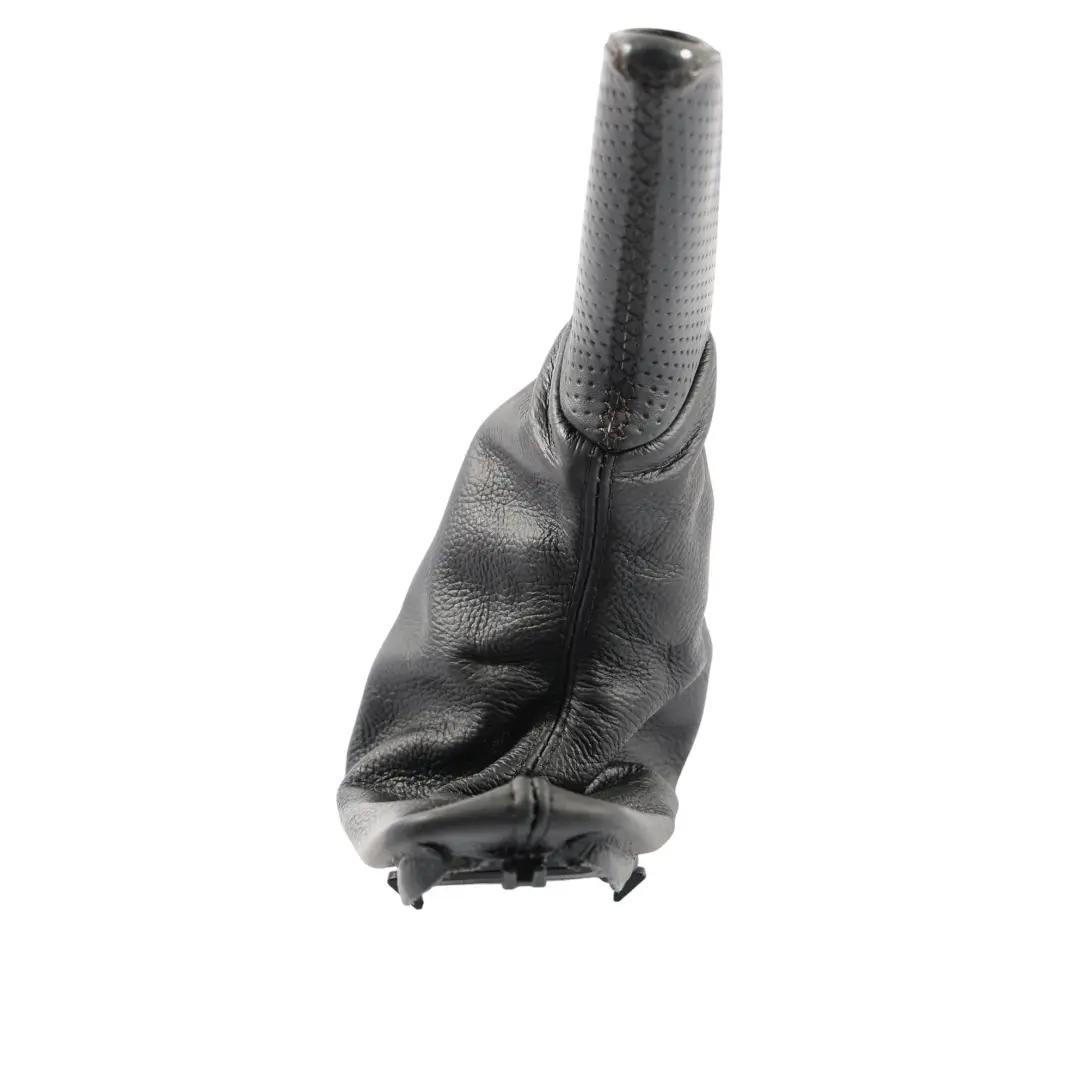 Lever Cover BMW E90 E91 E92 E93 Handbrake Trim Black Leather to with Part number 7155625 Lever Cover BMW E90 E91 E92 E93 Handbrake Trim Black Leather - SKU RHD-7155625-4 - Part number 7155625