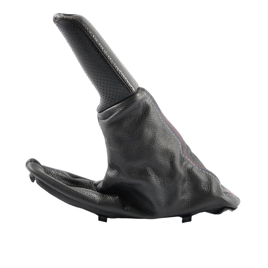  Lever Cover BMW E90 E91 E92 E93 Handbrake Trim Black Leather - SKU RHD-7155625-4 - Part number 7155625