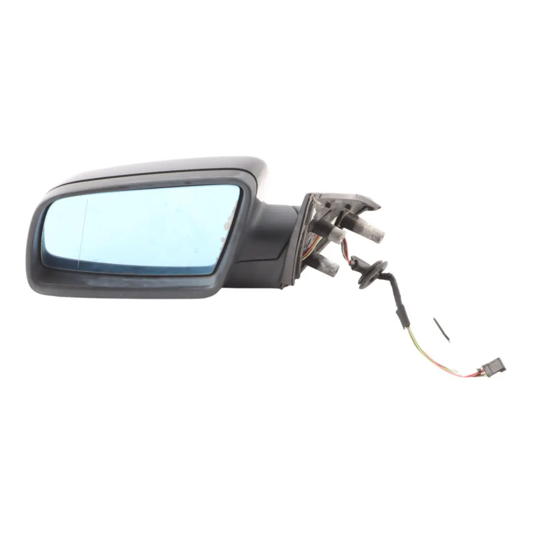  Wing Mirror BMW E60 E61 LCI Heated Left Door N/S Black Sapphire Metallic 475 - SKU RHD-7189571-BS - Part number 7189571