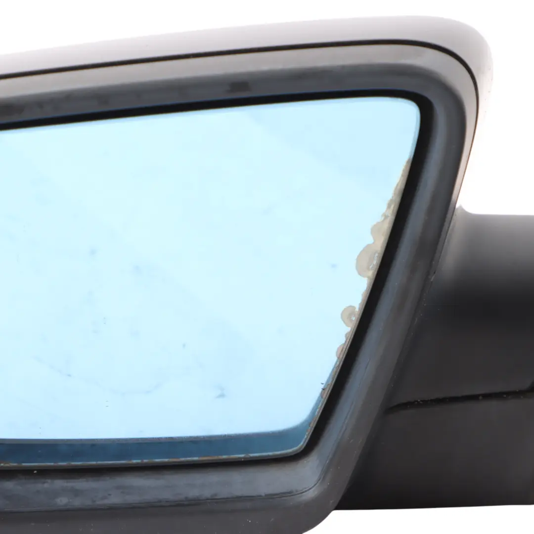  Wing Mirror BMW E60 E61 LCI Heated Left Door N/S Black Sapphire Metallic 475 - SKU RHD-7189571-BS - Part number 7189571