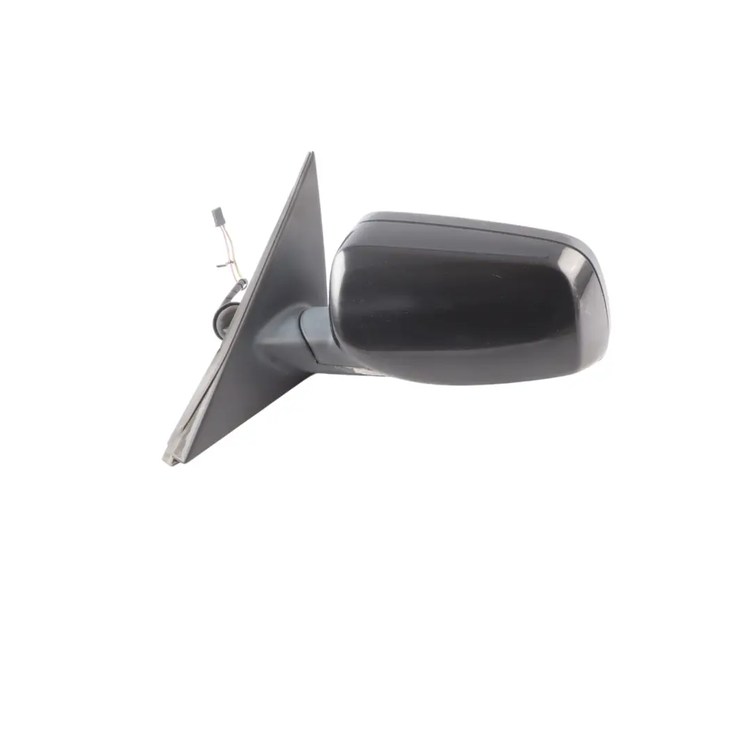  Wing Mirror BMW E60 E61 LCI Heated Left Door N/S Black Sapphire Metallic 475 - SKU RHD-7189571-BS - Part number 7189571